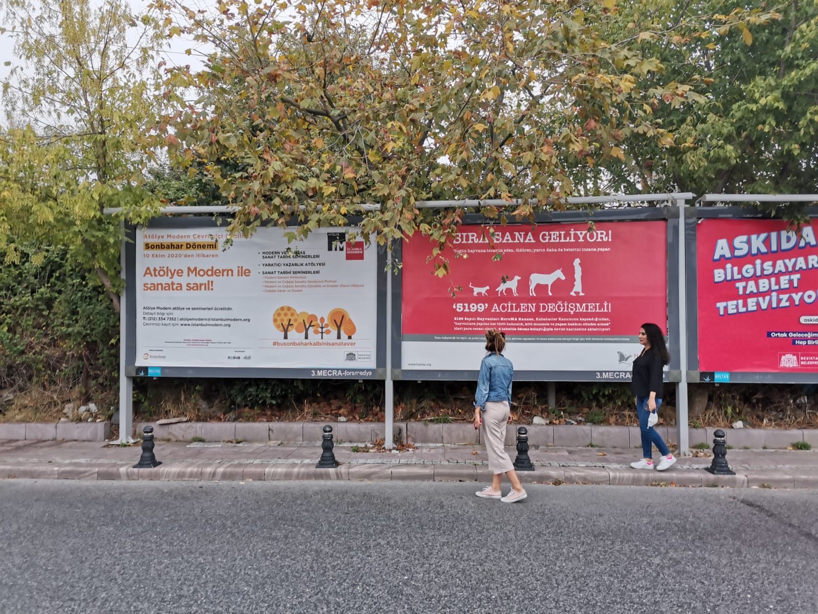 İstanbul / Beşiktaş’ta 20 Farklı Noktada Haytap Billboardları